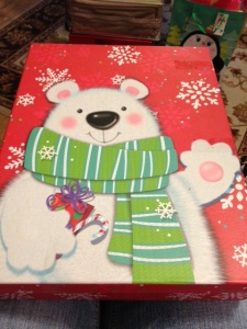 What a festive looking bear . . .